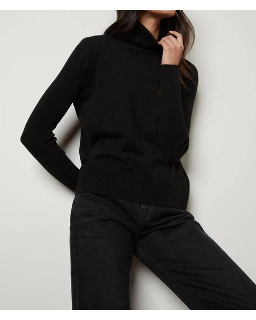 Velvet By Graham & Spencer Turtleneck Sweater In Black