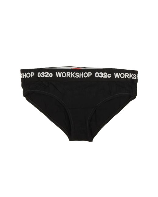 032c Black Classic Text Briefs