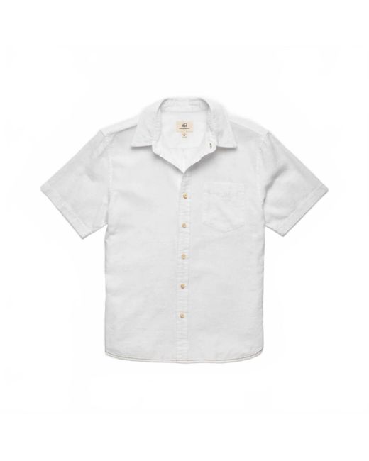 Surfside Supply White Joey Slub Shirt for men
