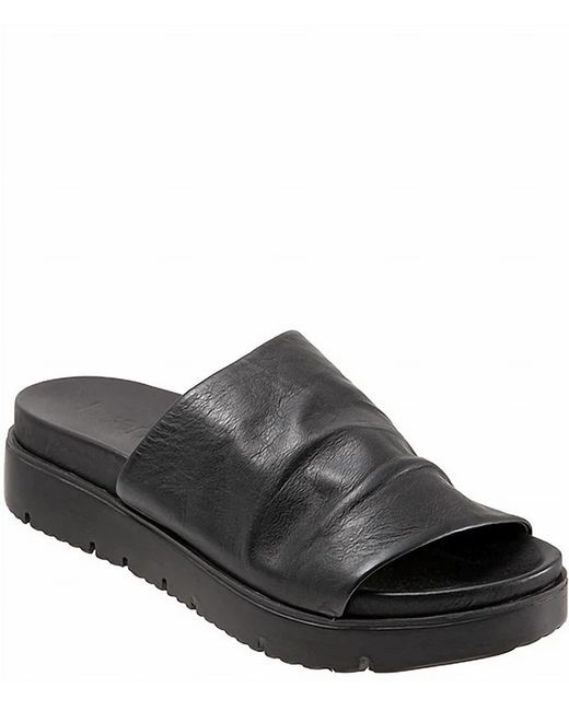 BUENO Black Splash Sandals