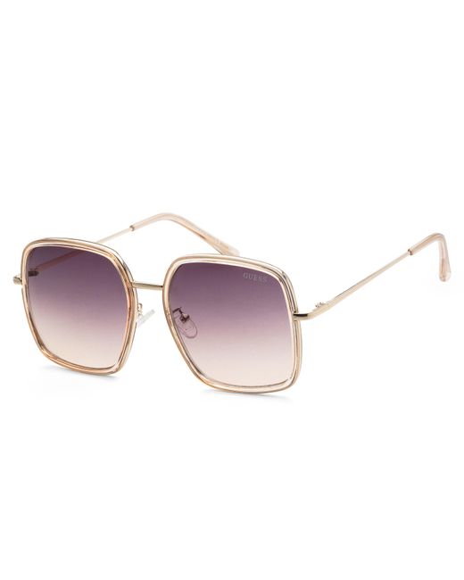 Guess Pink 57mm Sunglasses Gf0389-32f