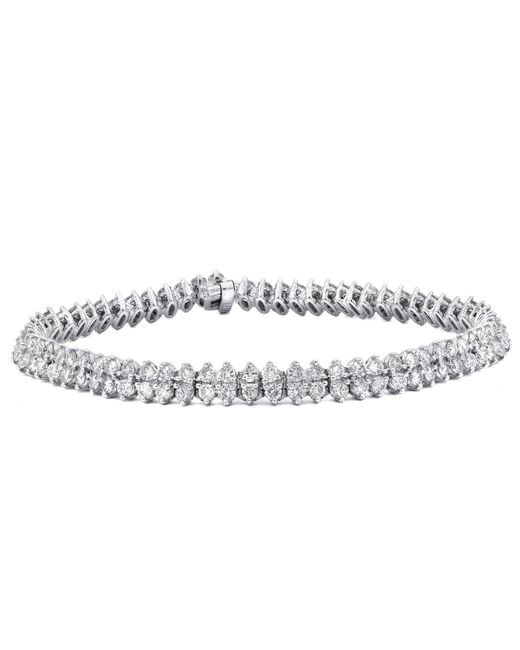 Diana M Metallic 5.00 Carat Diamond Tennis Bracelet