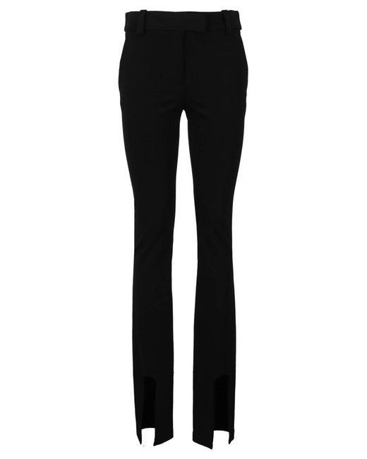 ALESSANDRO VIGILANTE Black Flared Pants With Concealed Closure