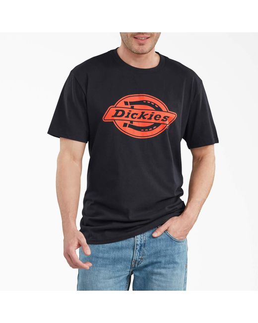 Dickies Black Short Sleeve Relaxed Fit Graphic T-shirt for men