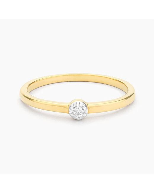ELLA STEIN Metallic Aca Stackable Ring