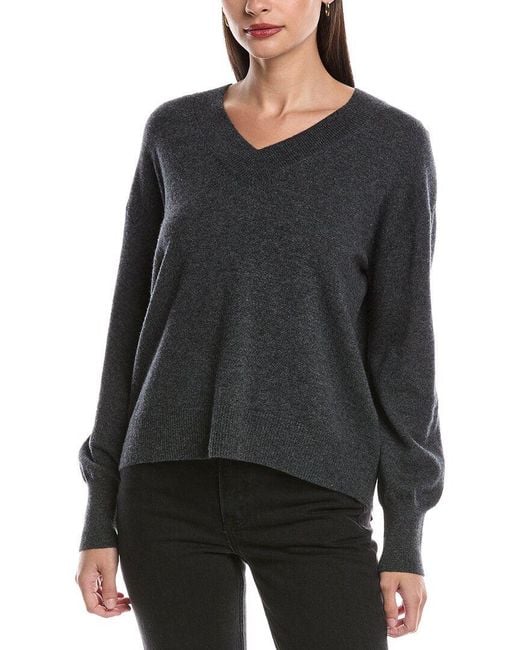 Michael Stars Black Odette Wool & Cashmere-Blend Sweater