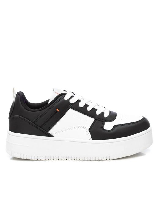 Xti Black Lace Trainer Sneakers