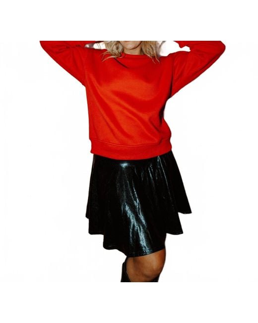 Bailey Rose Red Giddy Up Buttercup Crewneck Sweatshirt