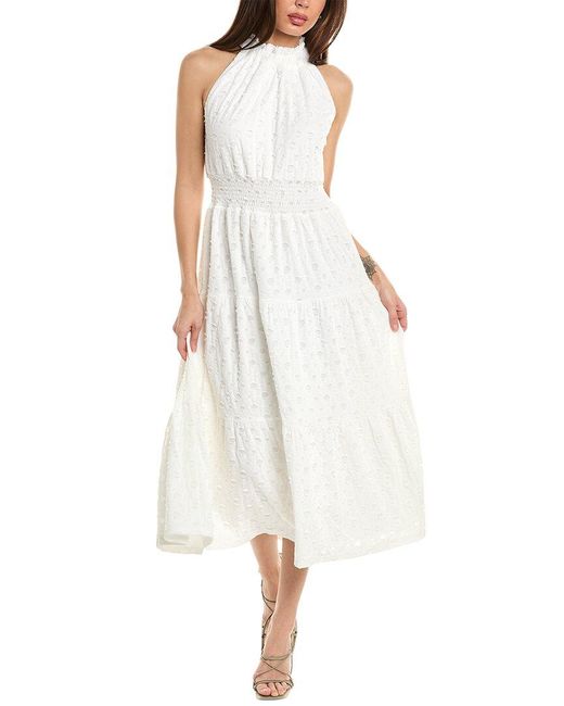 Gracia White Halter Dress