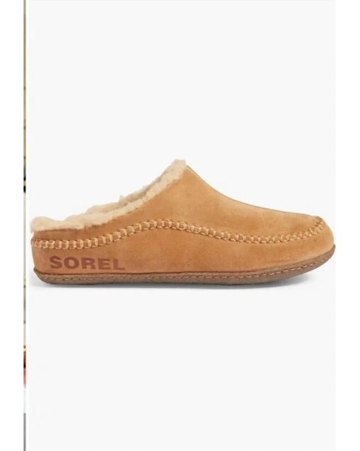 Sorel White Falcon Slipper for men