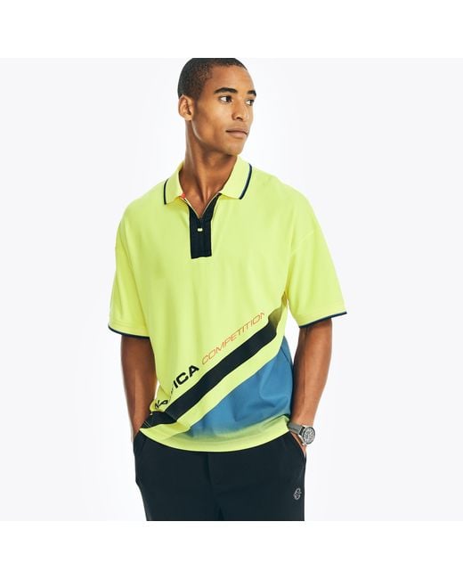 Nautica Green Competition Sustainably Crafted Relaxed Fit Polo for men