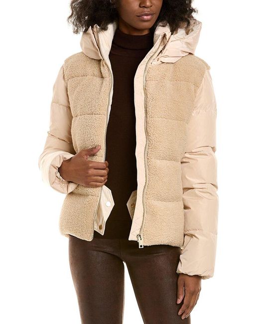 nb series by nicole benisti Isere Down Coat in Natural | Lyst