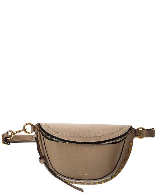 Isabel Marant Natural Skano Leather Belt Bag