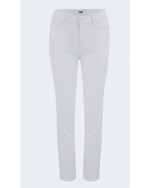 PAIGE White Hoxton Ankle Jeans