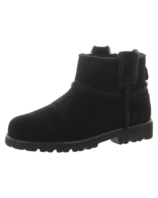 BEARPAW Black Willow Sheepskin Cold Weather Shearling Boots