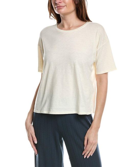 Eileen Fisher White Boxy T-shirt