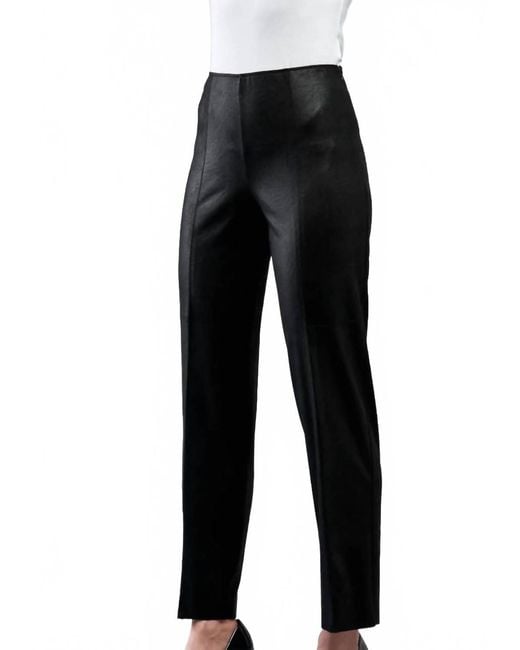 Insight Black Solid Vegan Pant
