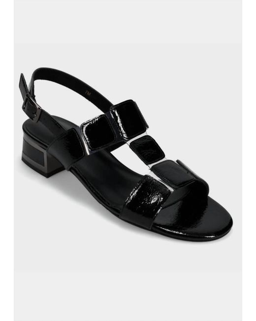 Vaneli Black Hatty T Strap Sandals