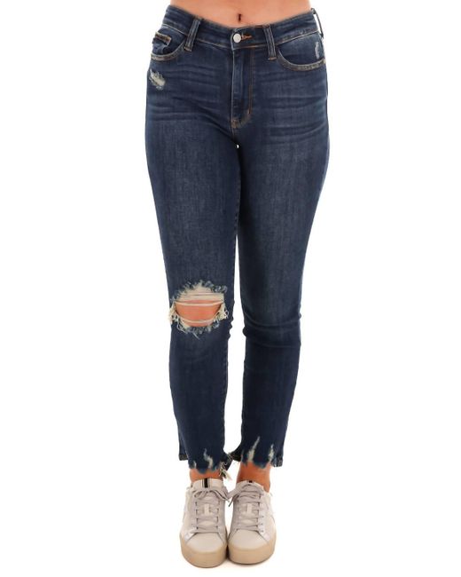 Judy Blue Blue Here To Stay Relaxed Ankle Jean