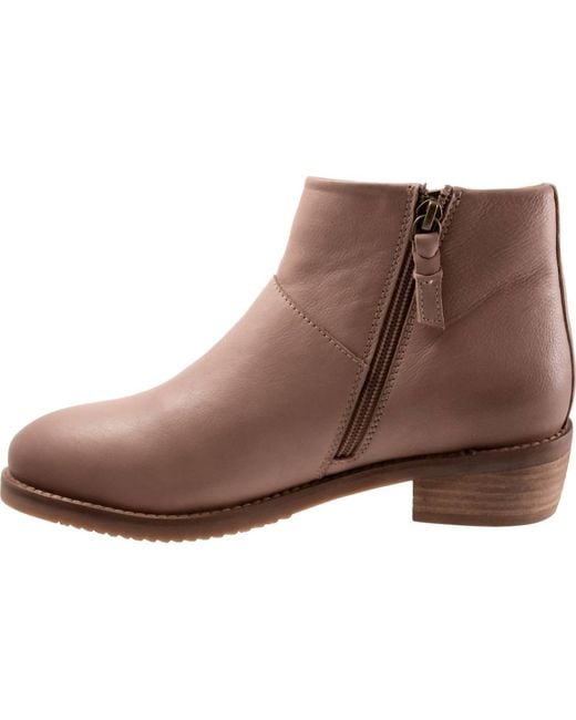 Softwalk® Brown Roselle Ankle Bootie