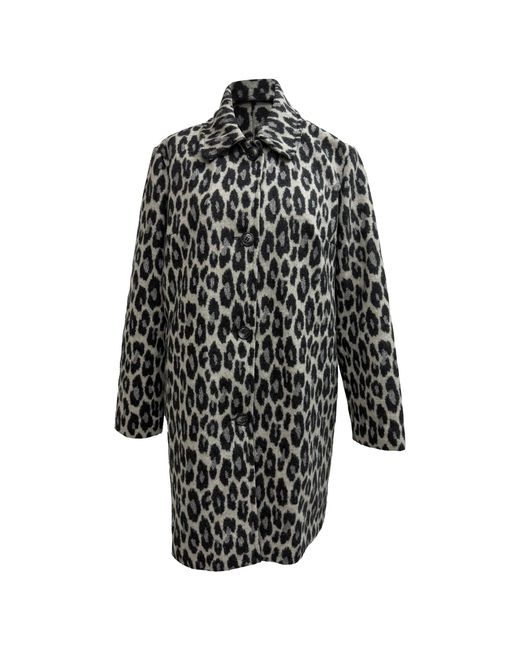 A.P.C. Black A. P.C. Poupee Leopard-Print Coat