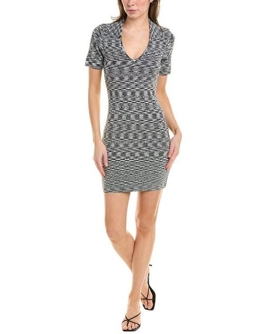 Solid & Striped Blue The Oliver Polo Mini Dress