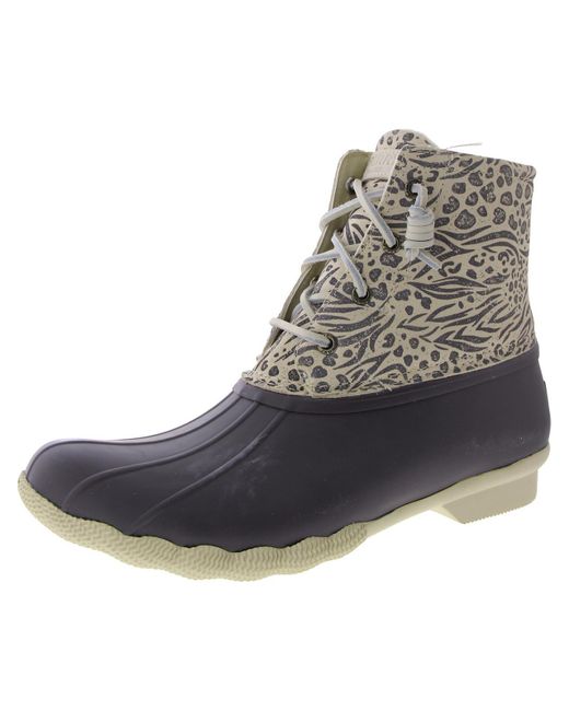 sperry saltwater animal print