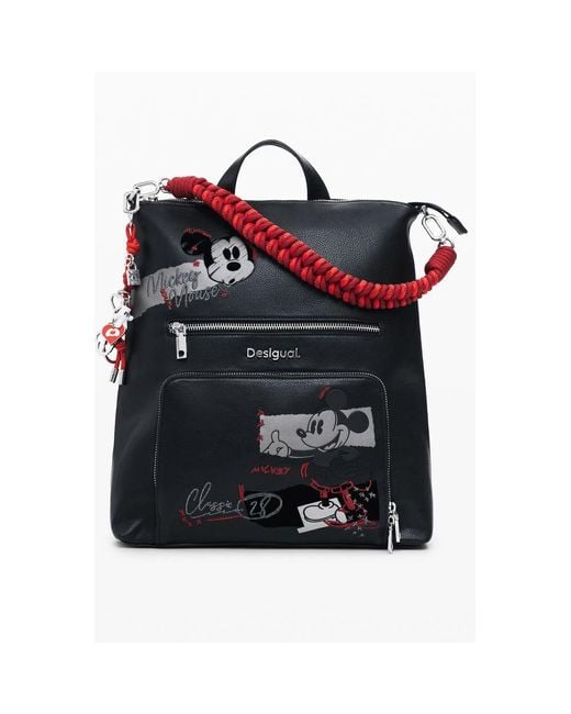 Desigual Black Polyethylene Backpack