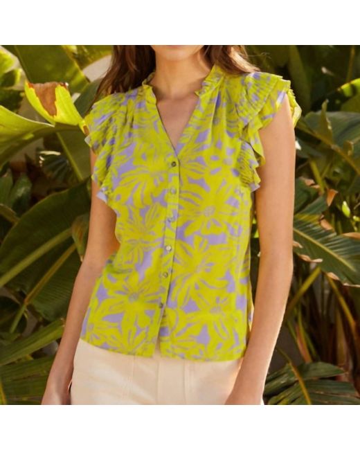 Caballero Yellow Emma Top