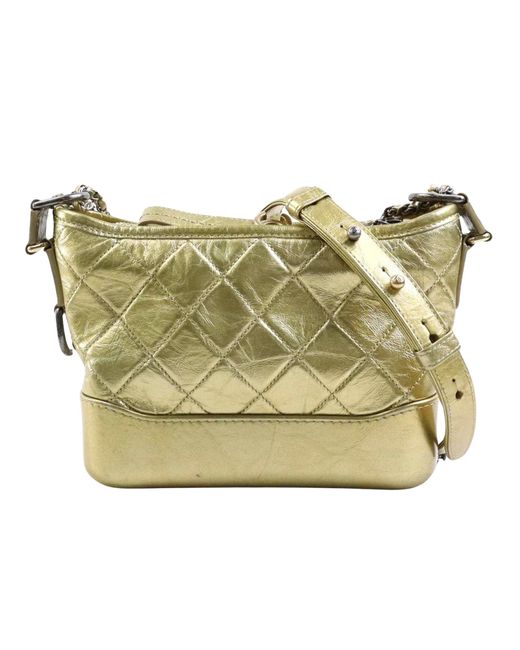 Chanel Metallic Gabrielle Metal Shoulder Bag (pre-owned)