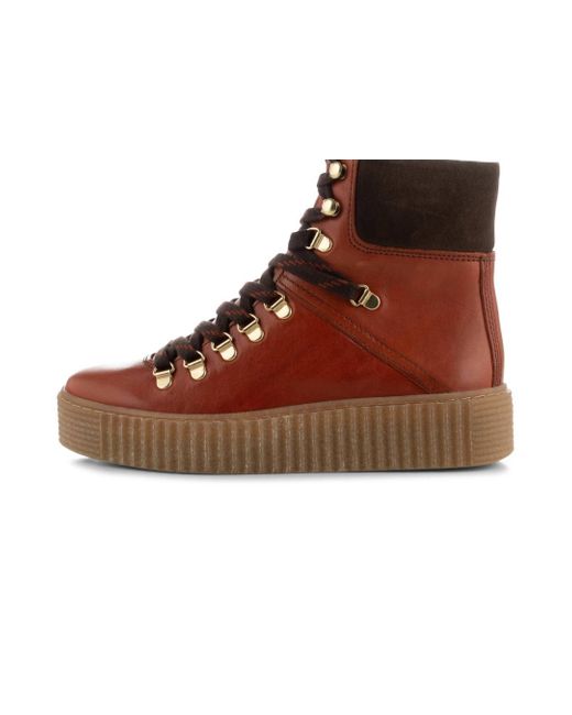 Shoe The Bear Brown Agda Ankle Boot