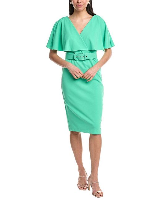 Maison Tara Midi Dress in Green | Lyst Maison Tara Midi Dress in Green | Lyst