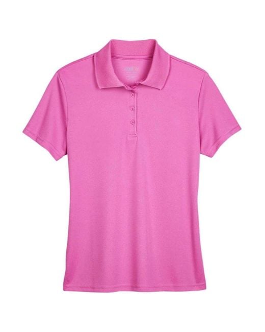 CORE365 Pink Origin Performance Piqu Polo