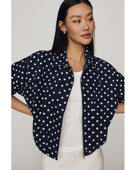Siempre Blue Polka Dot Jacket