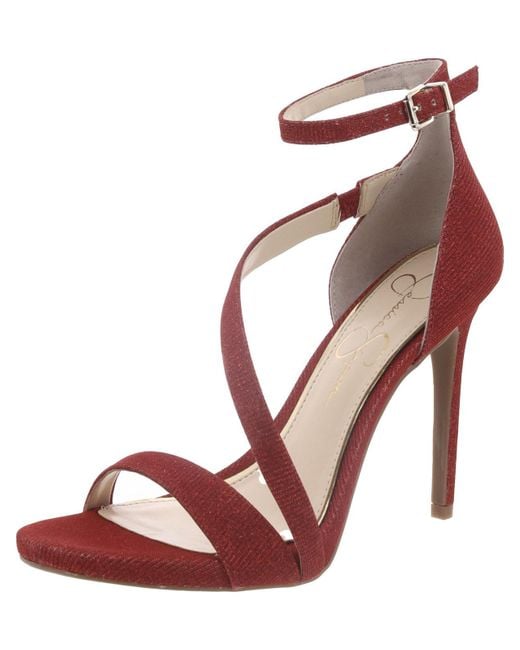 Jessica Simpson Rayli 2 Stilettos Open Toe Evening Sandals in Pink Lyst