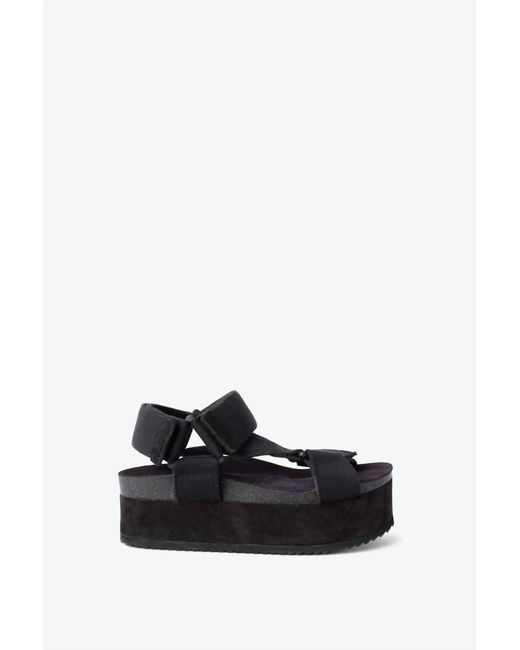 INTENTIONALLY ______ Black Zona Sandals