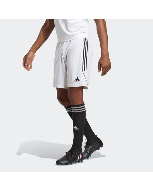 Adidas White Tiro 23 League Shorts for men