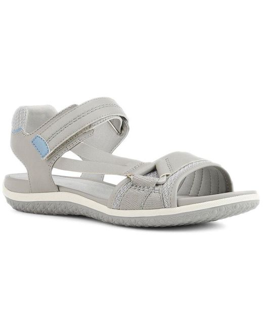 Geox D Sandal Vega Sandal in Grey (Gray) - Save 29% | Lyst