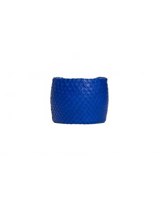 Avenue Chic Blue Python Cuff