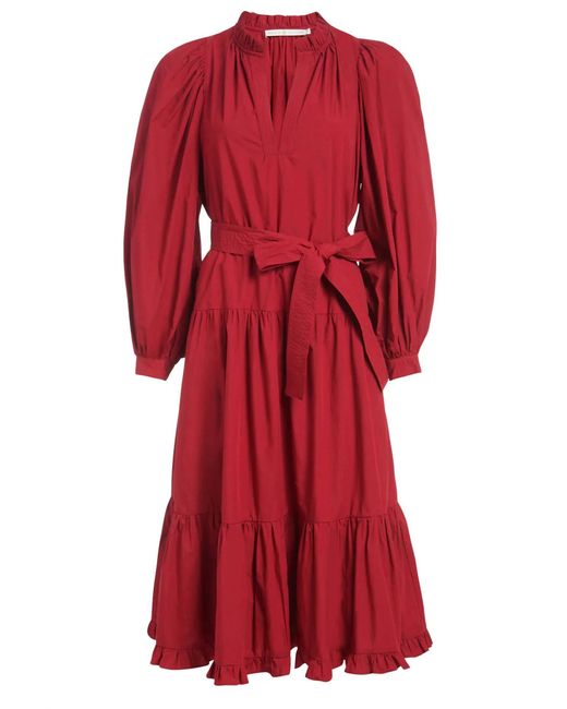 Marie Oliver Red Mariah Dress
