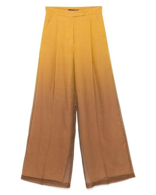 Max Mara White Baffo Trousers
