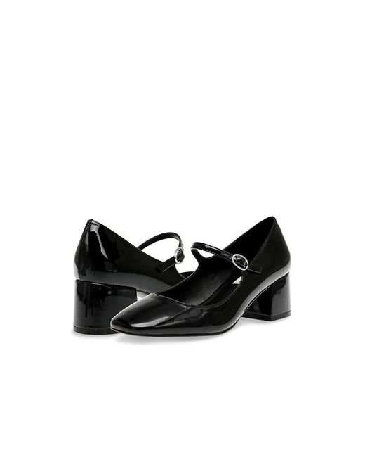 Steve Madden Black Hawke Mary Jane Almond Toe Block Heel Zpo3897
