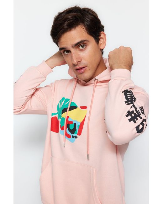 Pink sweatshirts for guys clearance