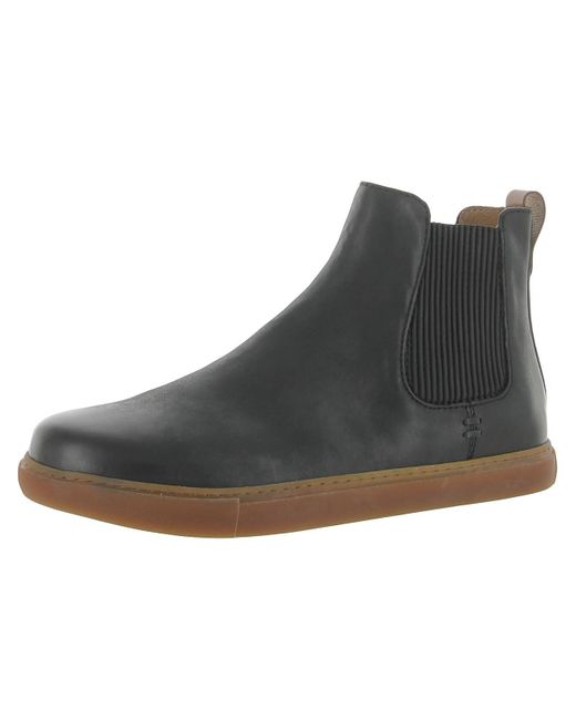 Gentle Souls Gray Nyle Leather Pull On Chelsea Boots for men