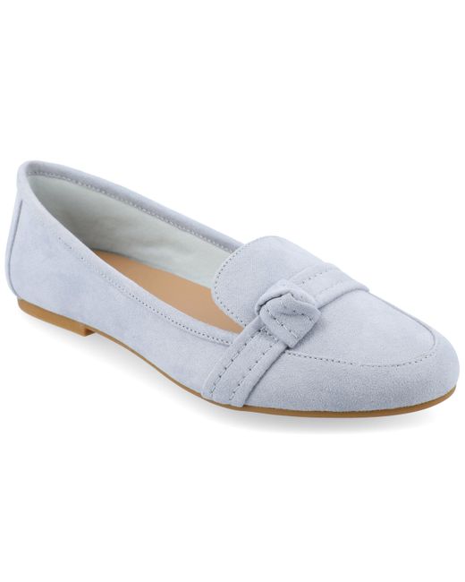 Journee Collection Blue Collection Marci Flat