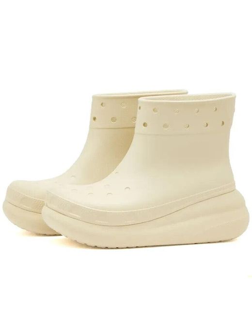 CROCSTM Natural Classic 207946-2y2 Bone Waterproof Crush Rain Boots Size Us 13 Sm61