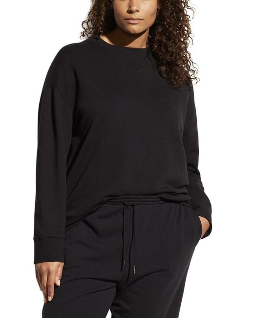 Vince Black Plus Essential Relaxed Pullover
