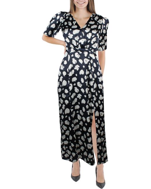 French Connection White Aimee Printed Long Maxi Dress
