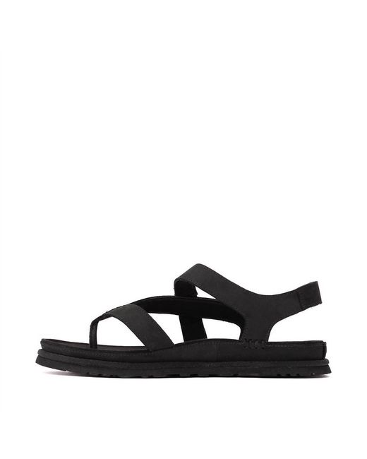 Ugg Black Goldengaze Toe Post Sandal