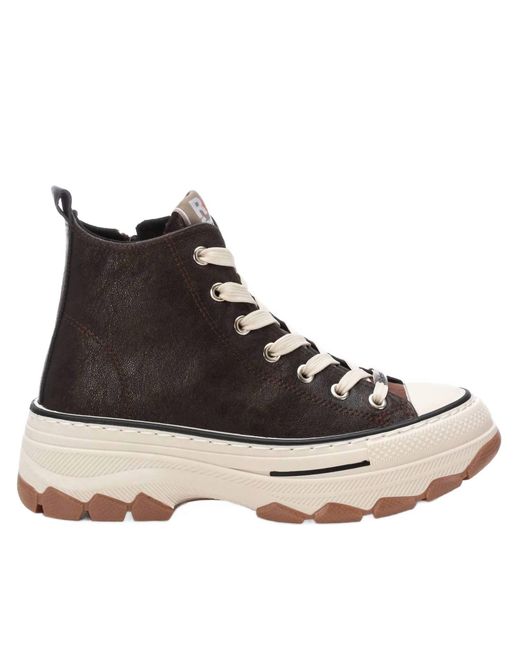 Xti Black Sneaker Booties